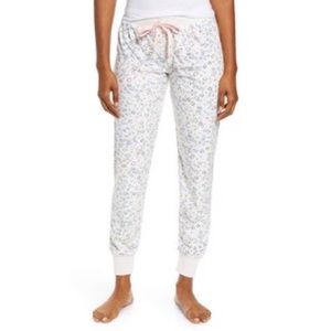 PJ Salvage Silky Velour Pajama Pants Joggers Cheetah Print Pajamas XS